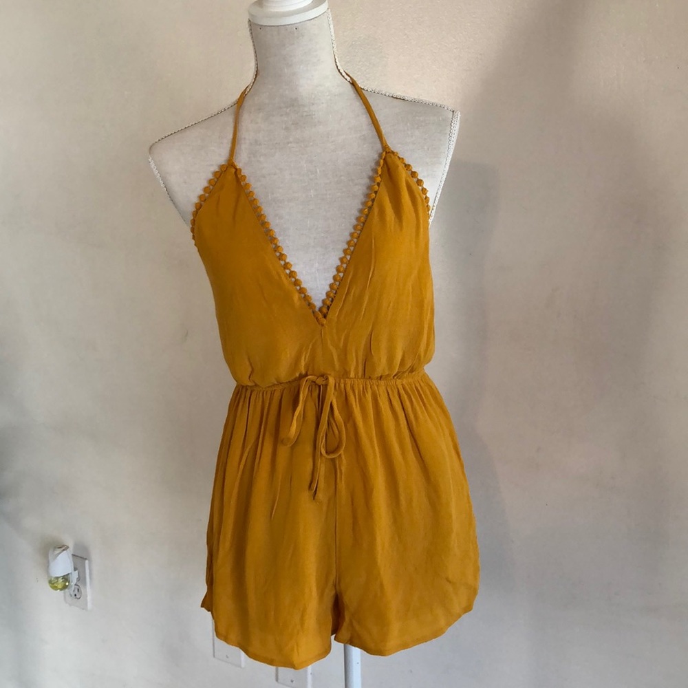 Mustard yellow romper